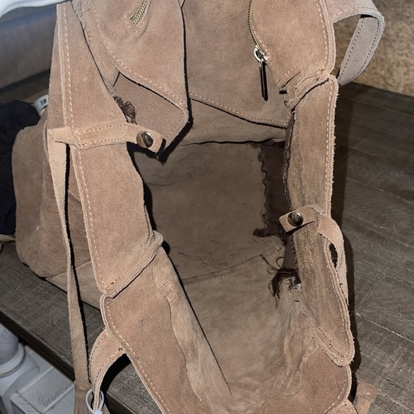 Sundance suede bag Italian leather - Picture 5 of 11